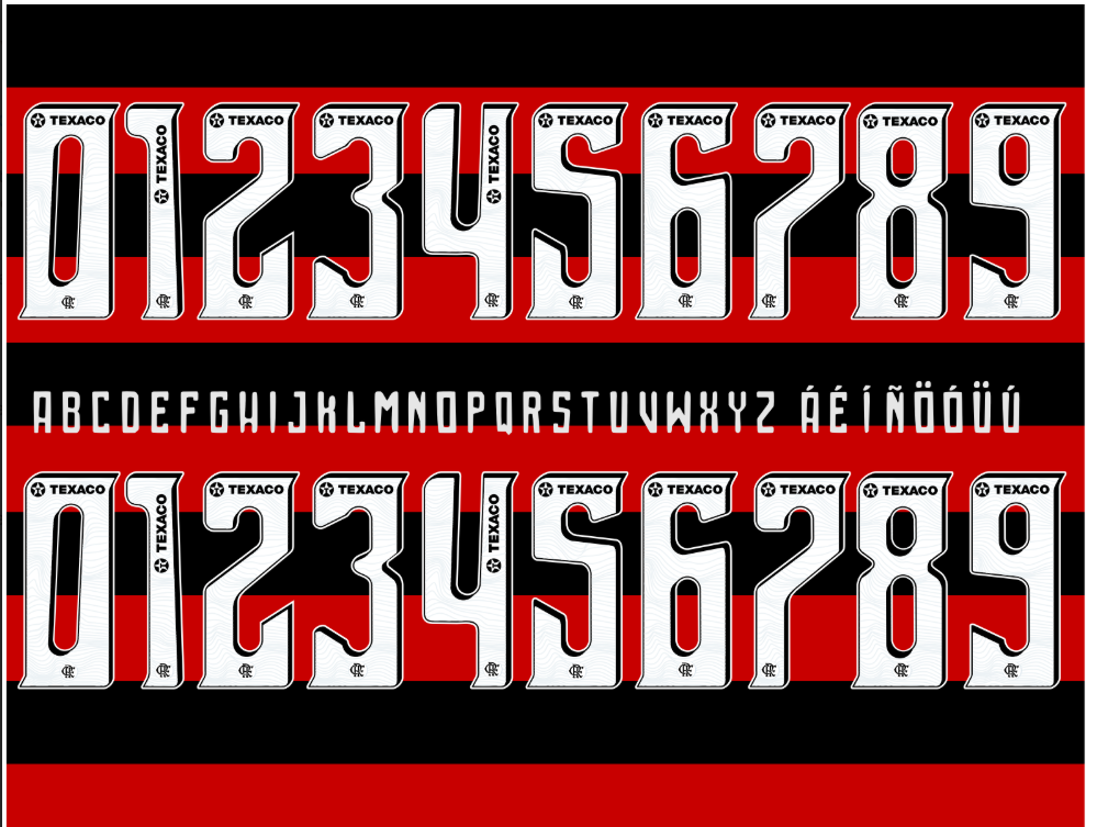 Fonte Flamengo 2025 (Adidas): Download .TTF da Nova Tipografia do Mengão