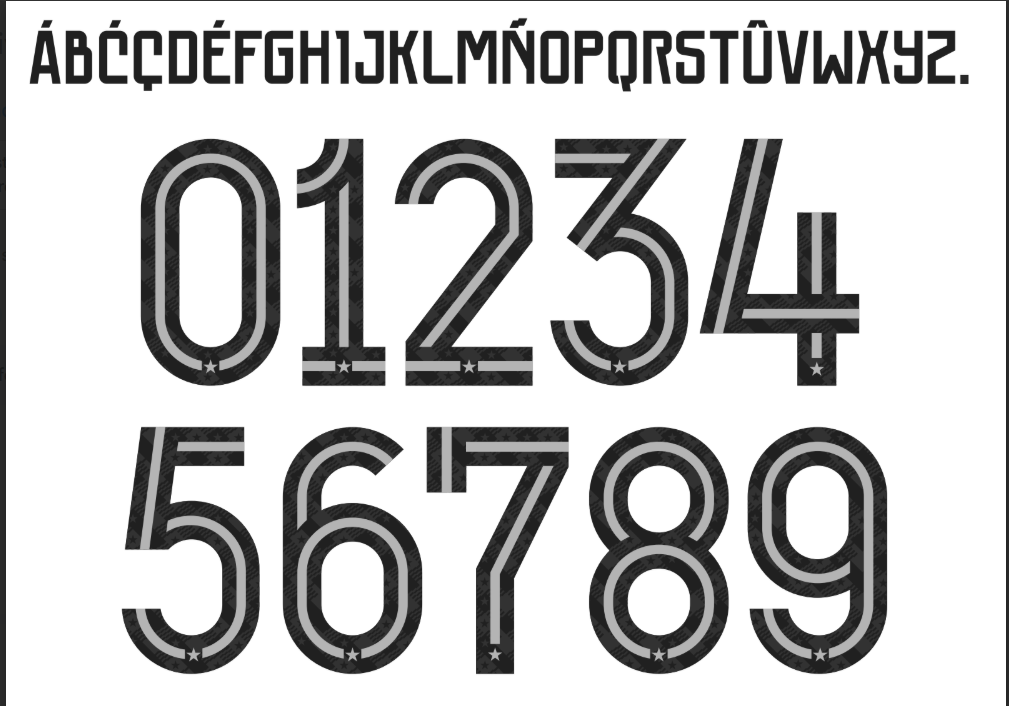 Fonte Botafogo 2025-2026 .TTF: Baixe o Vetor da Nova Camisa do Glorioso