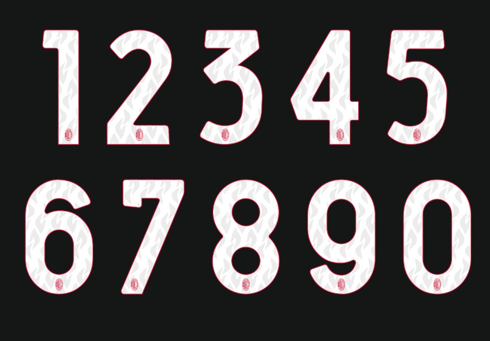 Fonte AC Milan 2025-2026: Download da Tipografia Oficial .ttf