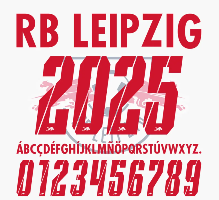 Fonte RB Leipzig 2025/26 (Puma) – Download TTF & Vetor Oficial