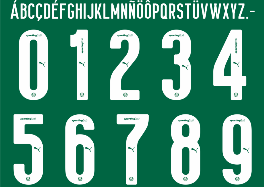 Fonte Palmeiras 2026/27 (Puma) – Download TTF & Vetor Oficial