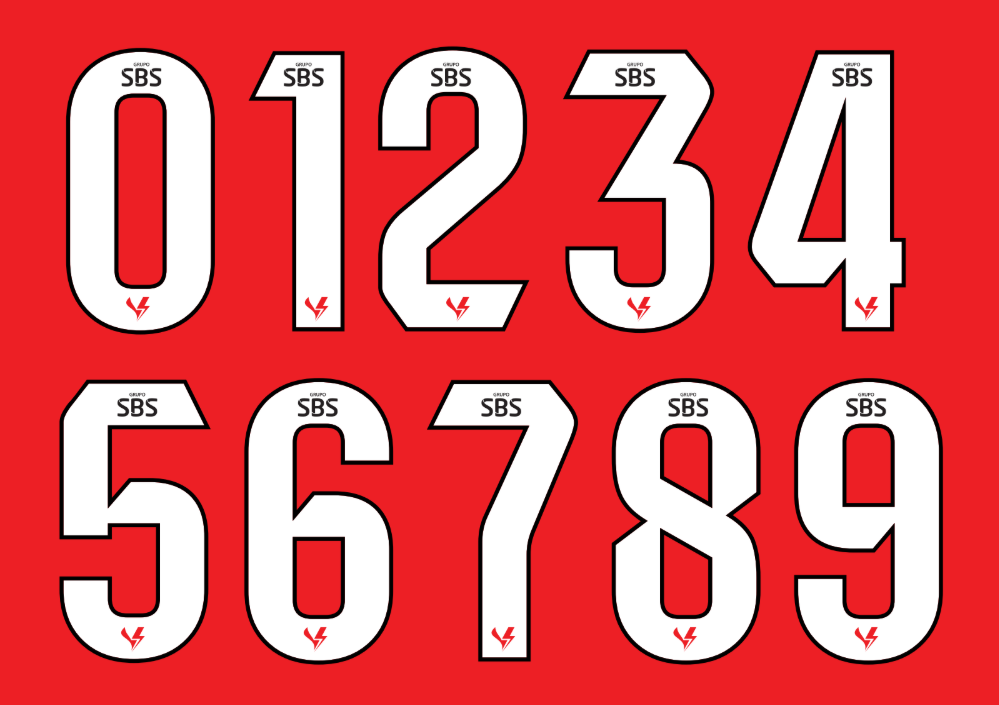 Fonte Vitória 2025-26 – Baixe a Tipografia dos Uniformes Volt Sport