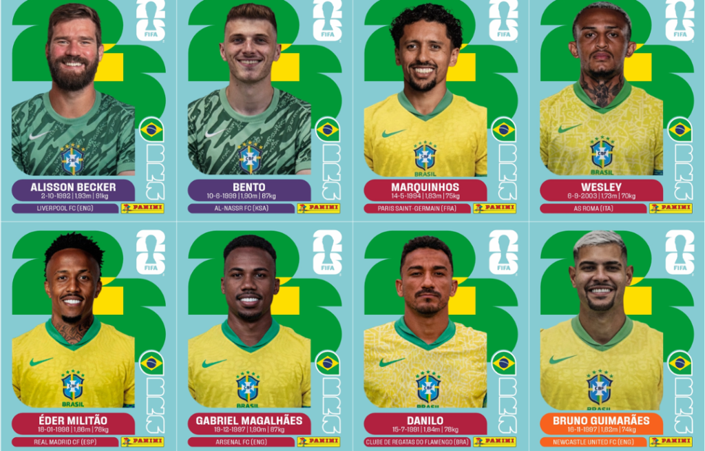 Figurinhas Panini da Copa do Mundo FIFA 2026